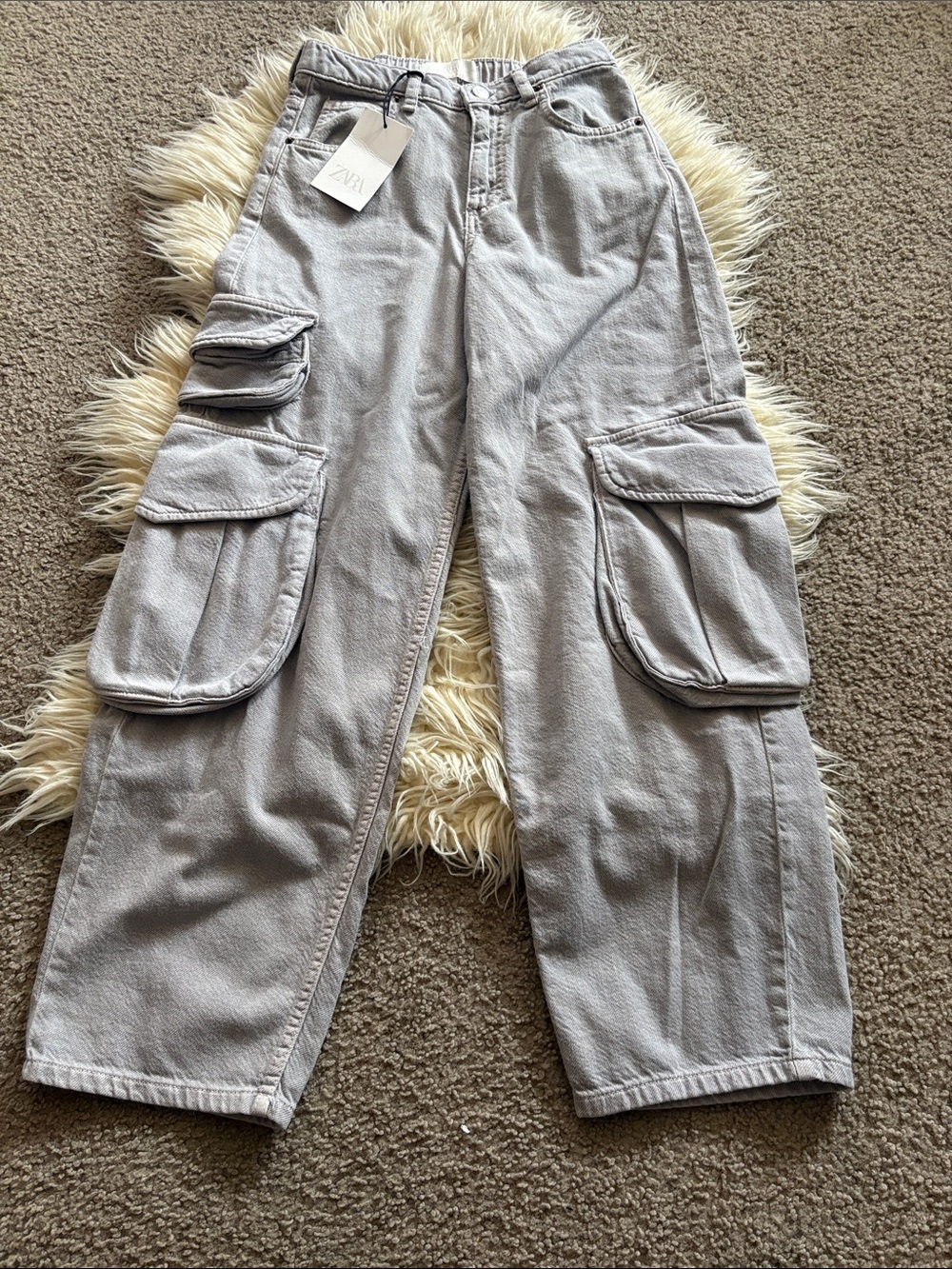 Zara kids girls baggy jeans